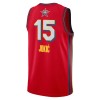 Män All-Star 2025 Tröja Nikola Jokic Jordan Röd Swingman